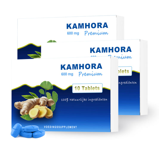 3x KAMHORA x 10 Tabl. | 600mg